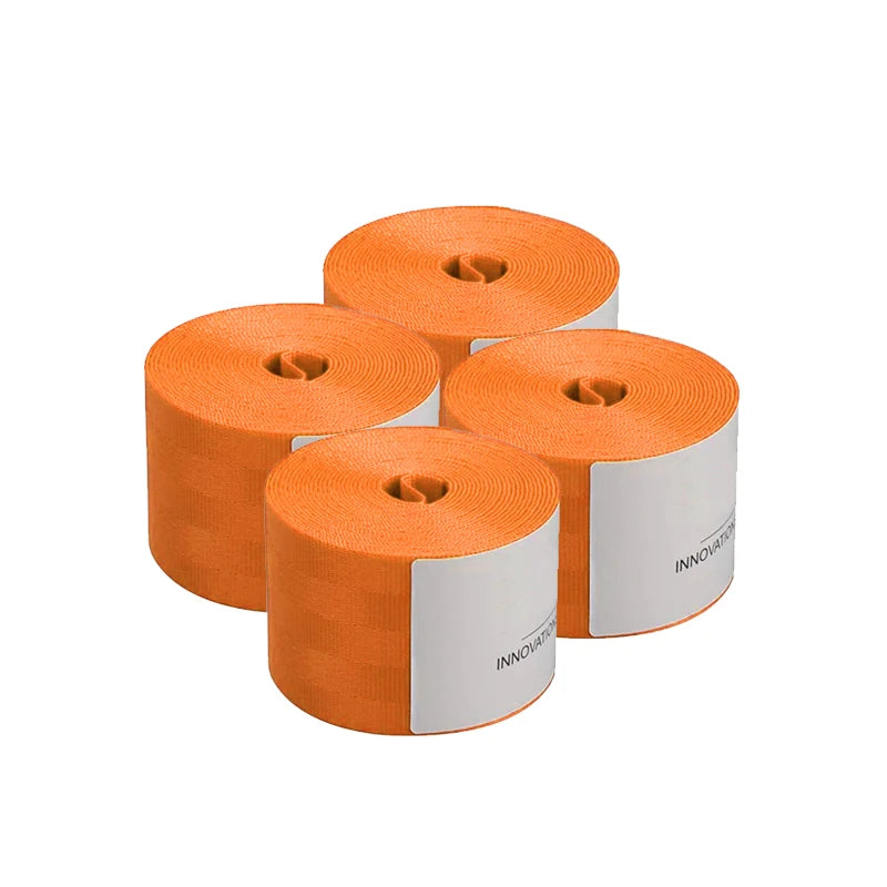 4 бр. универсални цветни автомобилни колани 3.6 м – състезателни/модифицирани предпазни колани