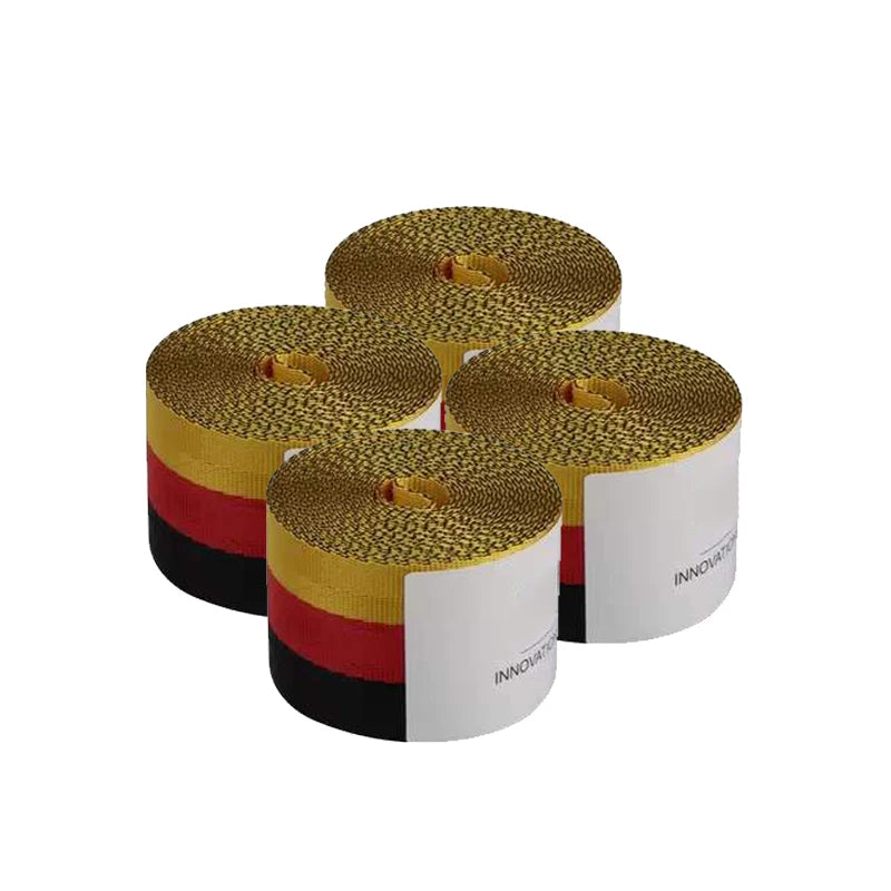 4 бр. универсални цветни автомобилни колани 3.6 м – състезателни/модифицирани предпазни колани