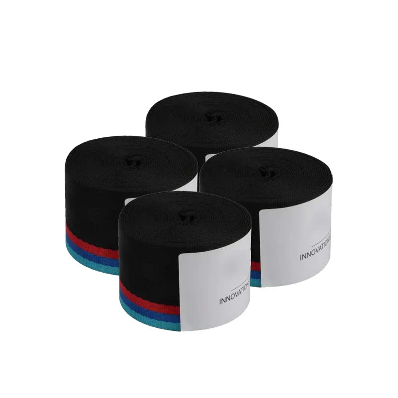 4 бр. универсални цветни автомобилни колани 3.6 м – състезателни/модифицирани предпазни колани