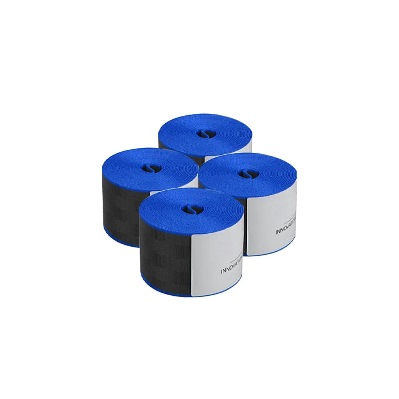 4 бр. универсални цветни автомобилни колани 3.6 м – състезателни/модифицирани предпазни колани